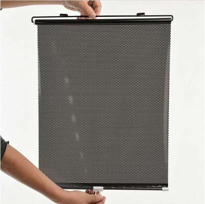 S - Car Front Windshield Sun Shade Blocker Window Heat Shield Sunshades Protection Anti-UV Retractab