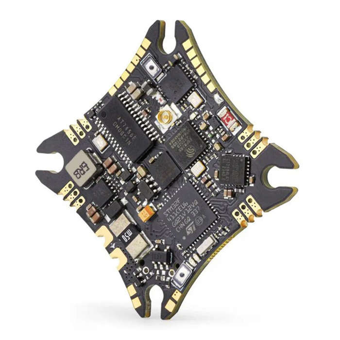25.5x25.5mm HGLRC SPECTER 15A ELRS AIO Flight Controller with 15A 4in1 ESC UARTS R1 ExpressLRS 2.4G