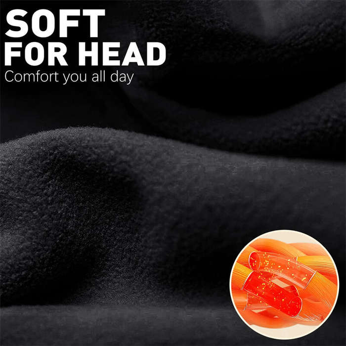 Black - XANES Winter Warm Ear Cover Headband Warm Cold Cozy Head Cover Ear Muffs for Men Women Outdo