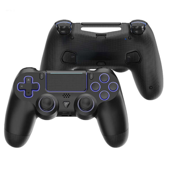 White - DATAFROG P03 Wireless bluetooth Game Controller with Hall Effect Joystick RGB Lighting Turbo