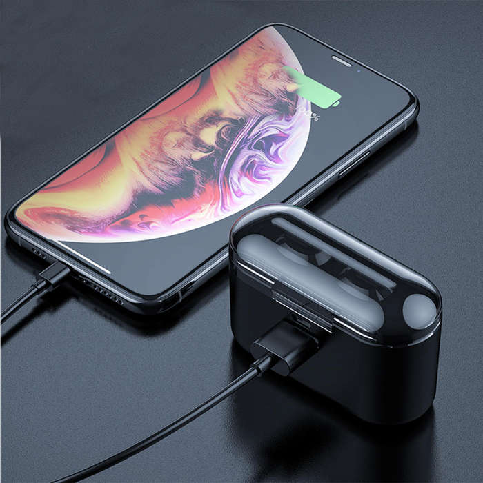 [CVC8.0 Noise Canceling] TWS bluetooth 5.0 Mini Wireless Earphone IPX7 Waterproof Headphones With 30