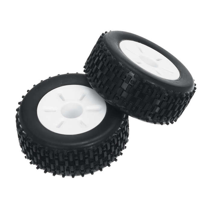 Front - 2PCS UDIRC 1805 1609 PRO 1/16 1/18 RC Car Parts Tires Wheels Rims F/R Vehicles Models Spare