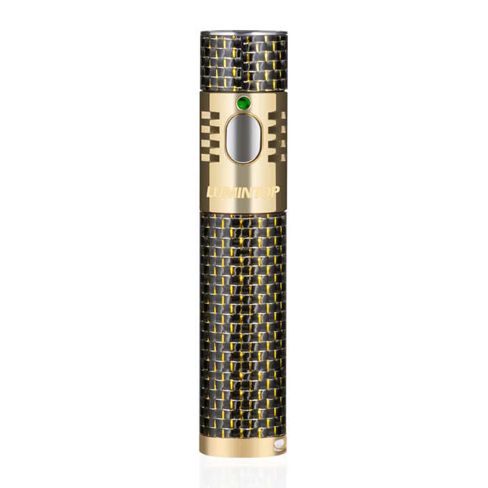 Gold - Lumintop 800 Lumen 14500 Carbon Fibre Light USB Rechargeable LED Flashlight Outdoor Camping L