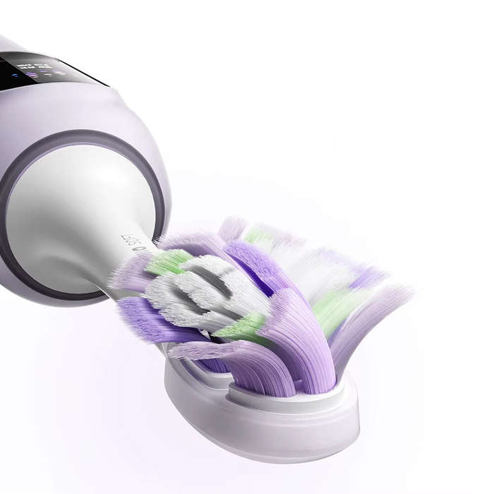 Purple - XIAOMI Oscillation Electric Toothbrush Pro 4 Cleaning Modes 180-Day Long Battery Life IPX8