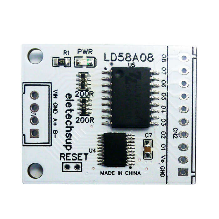 No Pin - 8ch RS485 Modbus RTU DO/PWM Output Multifunction MOS Driver Board for Multilayer Signal Lig