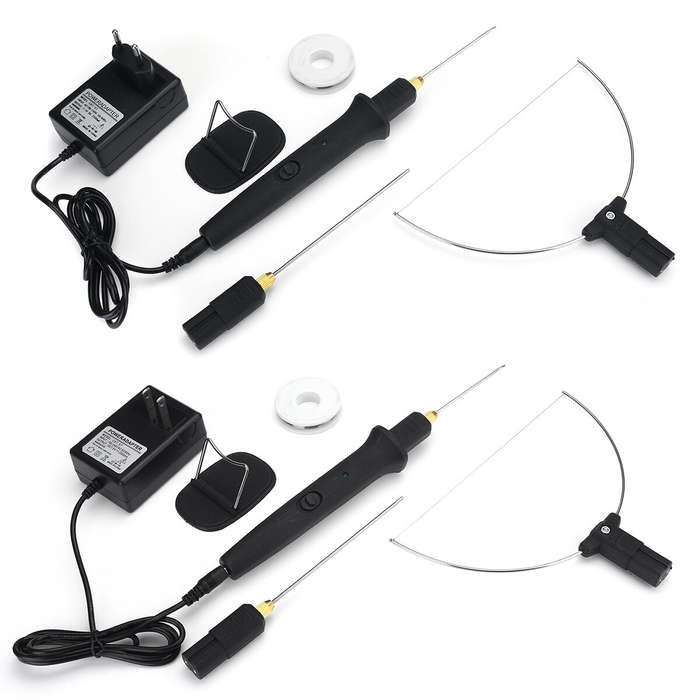 110V US Plug - 18W 3 in 1 Electric Wire Foam Cutter Styrofoam Cutting Machine Pen Engraver Hand Tool