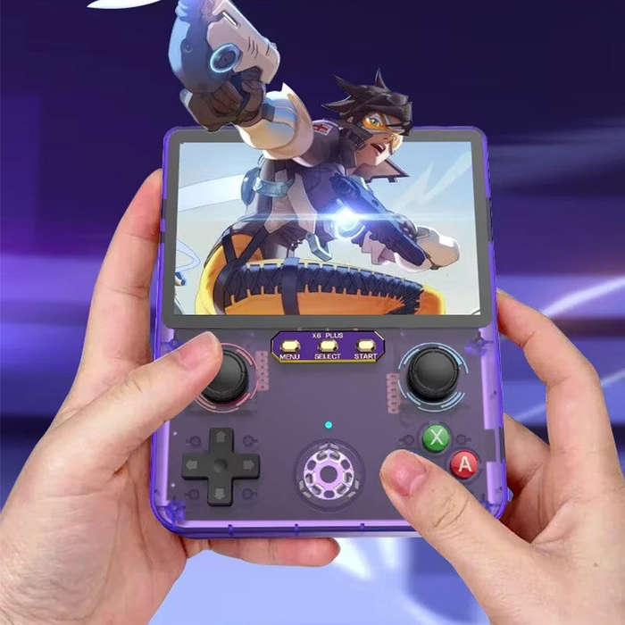 Green - X6 Plus Handheld Game Console 4.0 Inch HD Screen 480x854 Resolution Quad-Core RK3128 Dual 3D