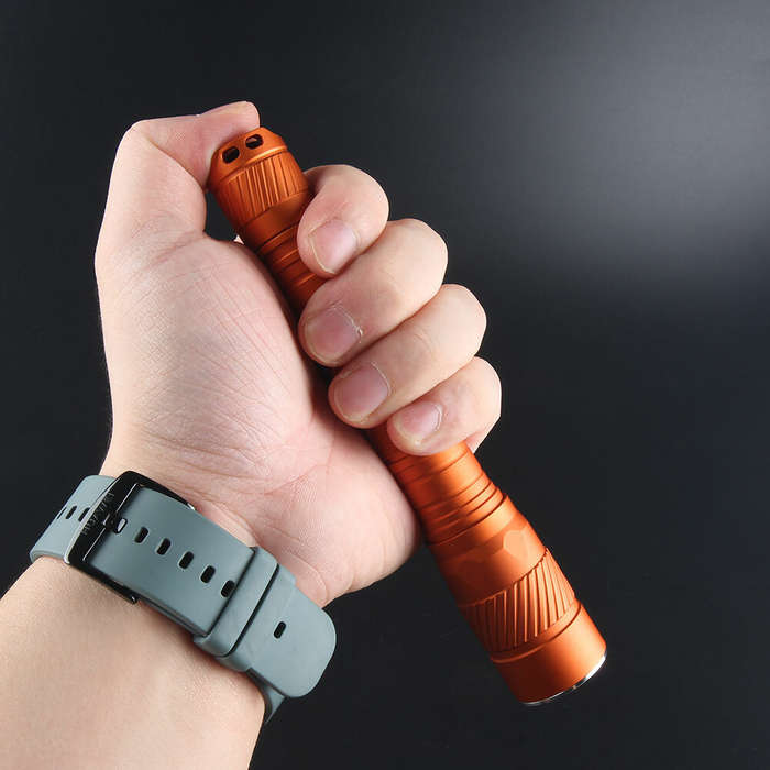 SST20 6500K - Convoy T4 1000lm SST20 High CRI Flashlight 13 Groups Linterna Need 2*AA 2*14500 Batter
