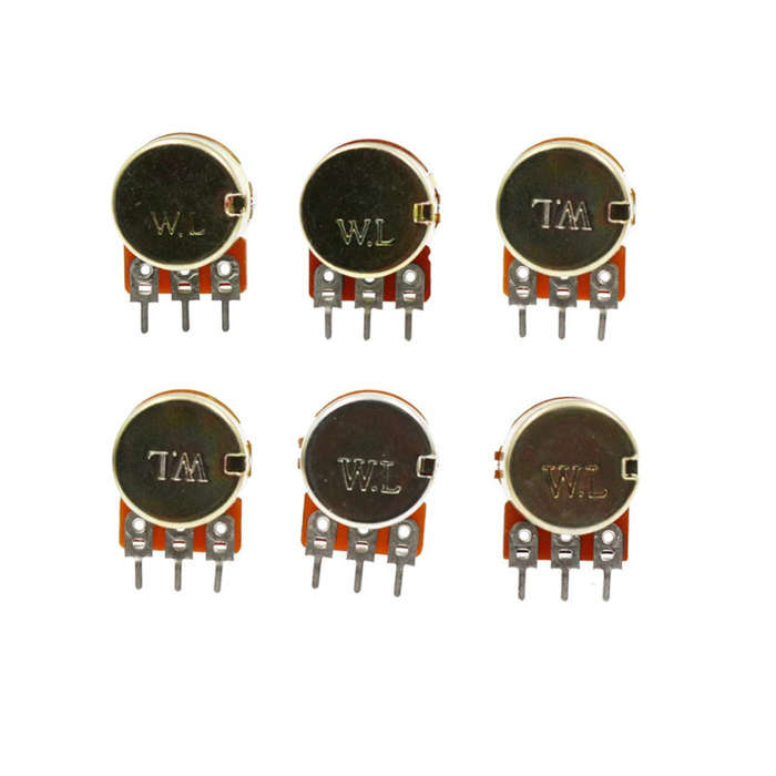 10 Values WH148 Potentiometer Kit B1K 2K 5K 10K 20K 50K 100K 250K 500K 1M 15mm Linear Taper Rotary P
