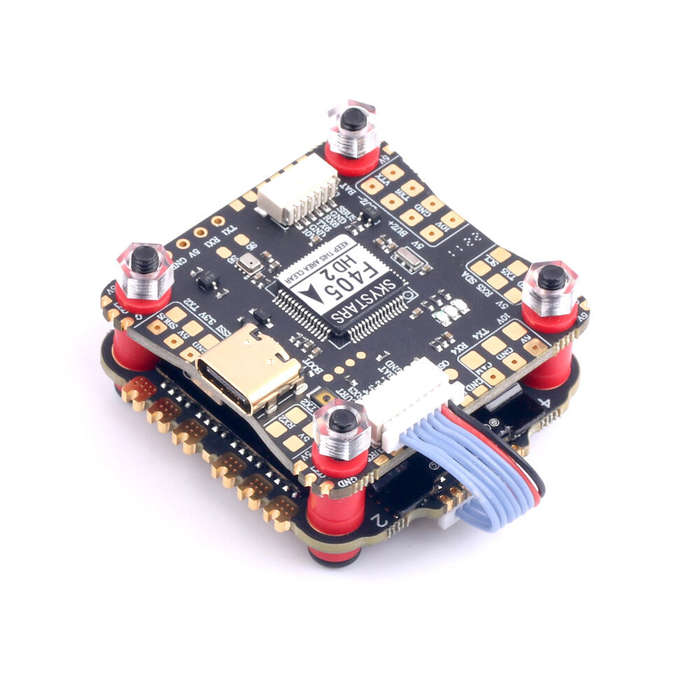 30.5x30.5mm Skystars F405 HD2 F4 Flight Controller OSD Blackbox KO50 50A BL_S 4in1 ESC 3-6S Stack fo