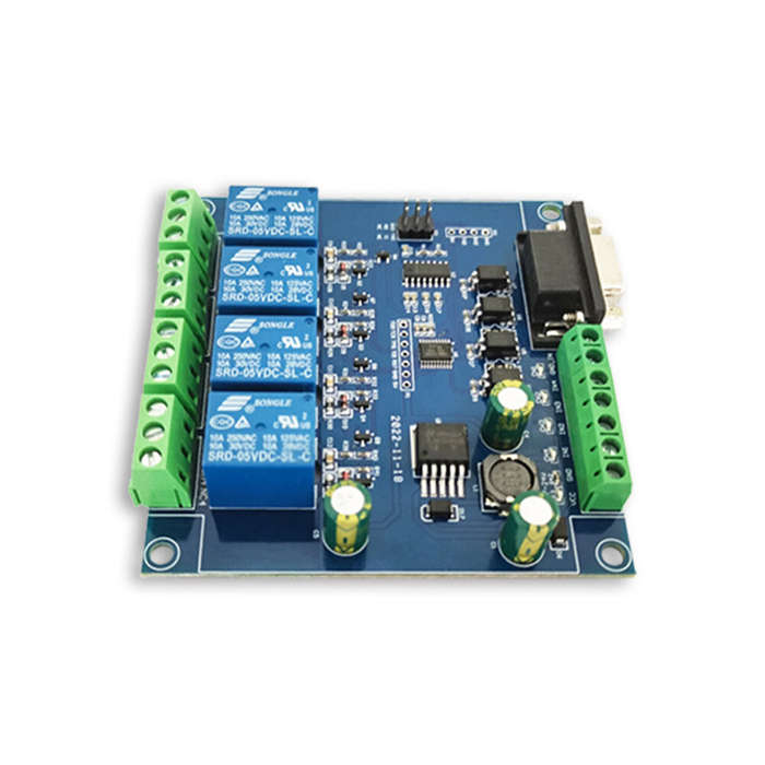 Board Only - RTU RS232/TTL UART Modbus Rtu 4 Ch Relay Module Communication 4-Channel 7-24V Relay Mod