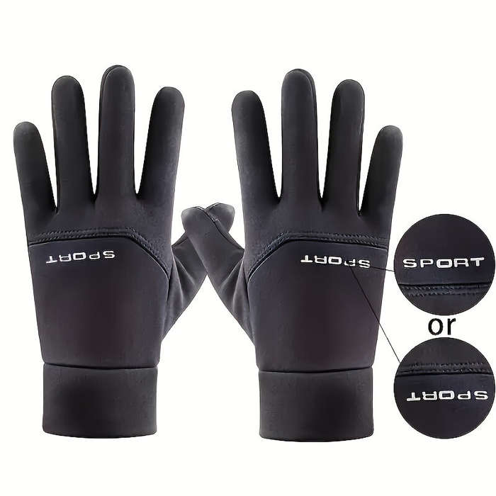XL - Winter Cycling Gloves Waterproof Outdoor Sports Running Motorcycle Touch Screen Unisex Non-slip