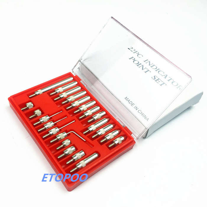 Metric - ETOPOO 22PCS M2.5 Thread Tip For Dial & Test Indicators Steel Dial Indicator Point Set