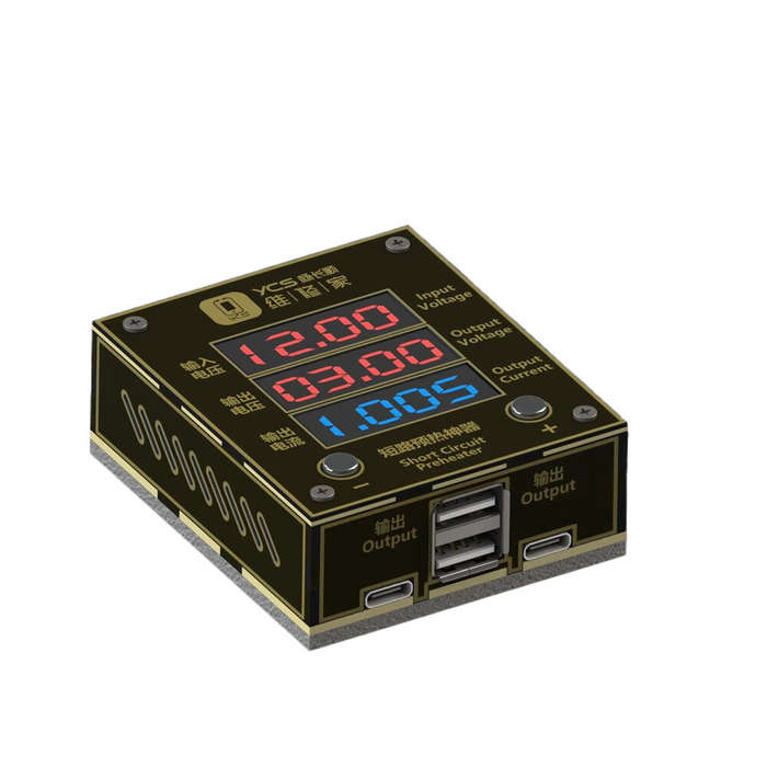 Black - Mobile Phone Repair Short Circuit Preheating Device High Power High Current Heating Aluminum