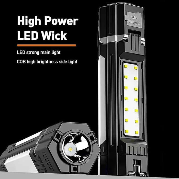 #1 - 3000mAh Portable Camping Light Rechargeable LED Camping Lantern with 5 Light Modes Waterproof C