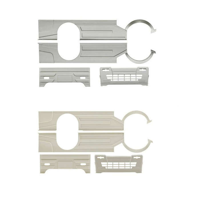 Silver - WPL D12 D14 Remote Control Car Upgrade Accessories Low-lying Large Surround Guard Plate RC