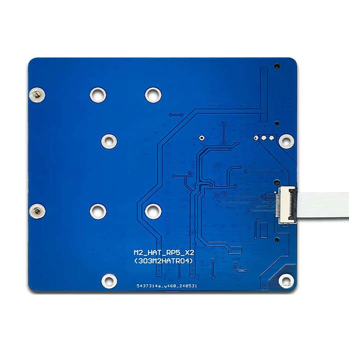 Only Board - Raspberry Pi 5 PCIe to M.2 Dual NVMe SSD Expansion Board High-Speed Dual SSD 2280 Suppo