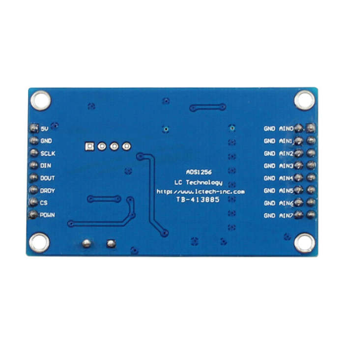 1PCS - ADS1256 24 Bit 8 Channel ADC Data Acquisition Board Module High Precision AD Collecting Data