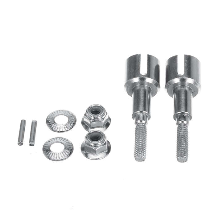 Silver - 2PCS HBX 2996A 2996 FC610 1/10 RC Car Parts Metal Rear Wheel Cup T2113 Vehicles Models Acce