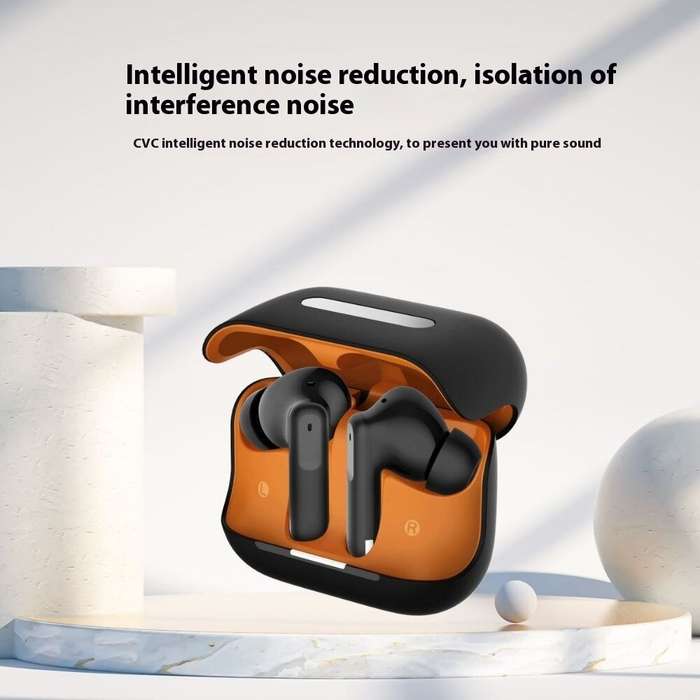 Black - HD-3 Wireless bluetooth Earbuds Noise Cancelling Earphone Deep Bass 32H Playback Low Delay I