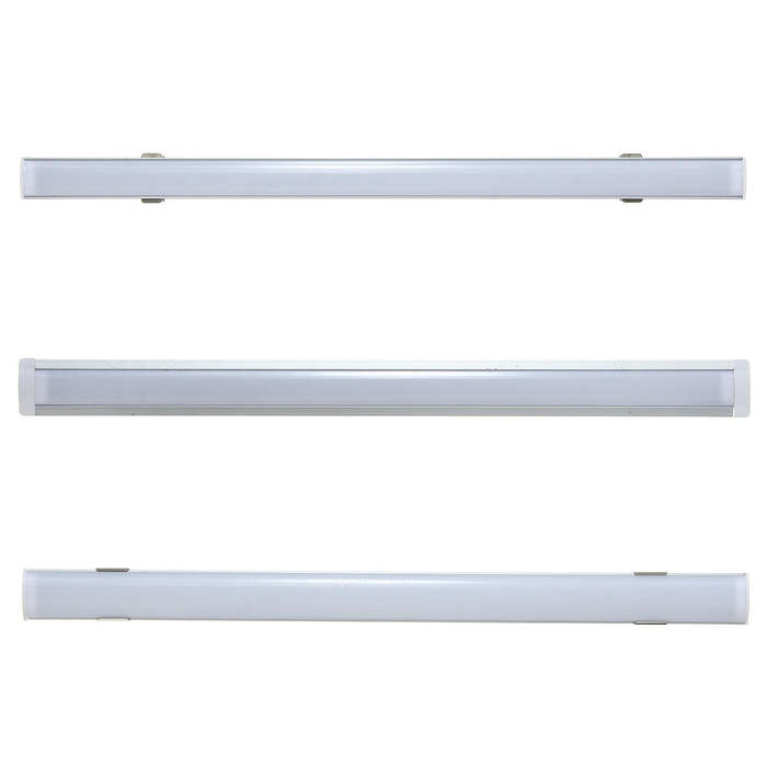 U - 30CM Aluminum Channel Holder For LED Rigid Strip Light Bar Under Cabinet Lamp