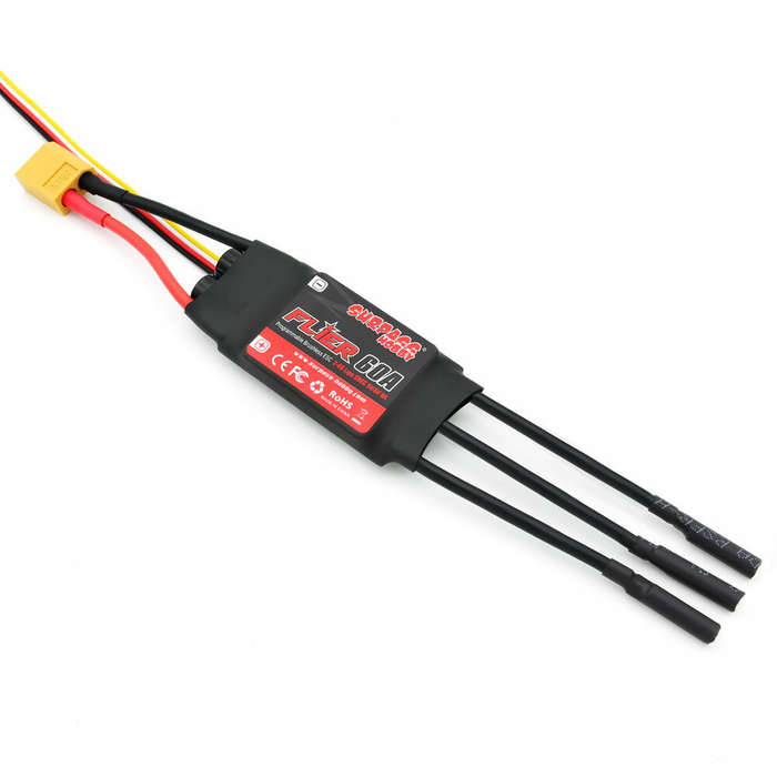 SURPASS-HOBBY FLIER Series New 32-bit 60A Brushless ESC With 5V/6V 8A SBEC 2-6S Support Programming