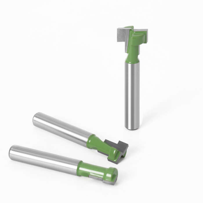 1/4 Inch 6.35mm Shank - 6mm 1/4" Shank T-Track Slotting & T-Slot Keyhole Cutter Router Bit Steel Han
