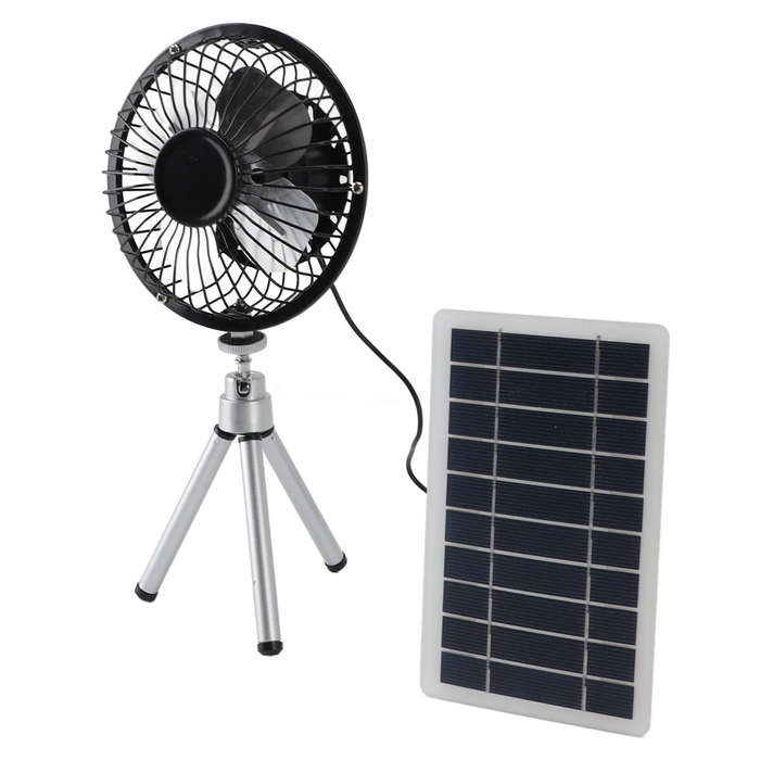 Solar Power Fan Exhaust with Monocrystalline Photovoltaic Panel Compact Portable Waterproof 15W Powe
