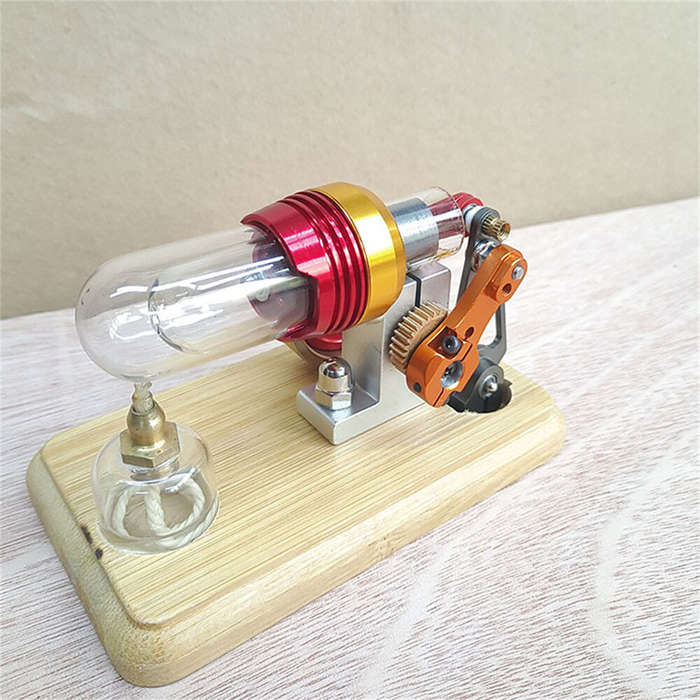 Yellow - SH-010 Freestyle Piston Stirling Engine Model Science Technology Puzzle Novelty Toys