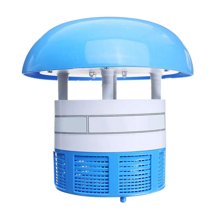 Blue - 6 LED Mosquito Killer Lamp Physical Insect Killer Fly Bug Trap Zapper Light