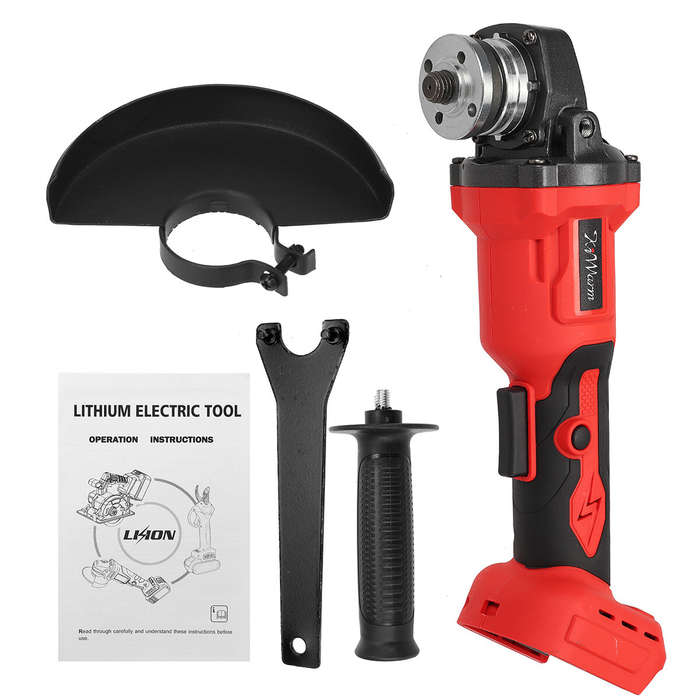 Kiwarm 18V 100mm Brushless Angle Grinder Cordless Electric Grinder Polishing Machine For Makiita Ste