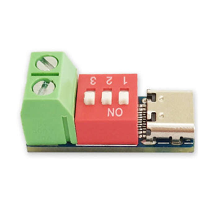 1pc - USB-C PD Trigger Board Module PDSink PD Decoy QC PD Fast Charging Test Board Adjustable Voltag