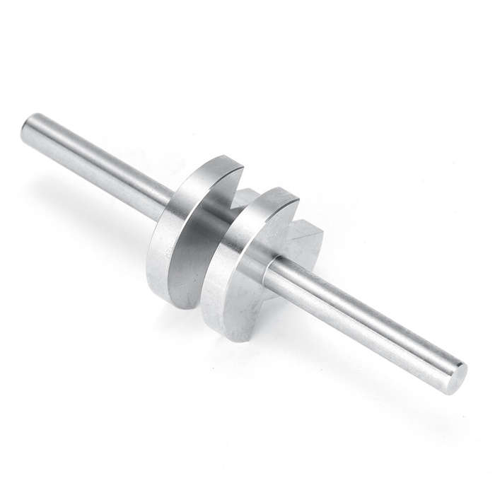 Silver - Eachine ET8 Horizontal Complete Gas Adjustable Speed Double Valve Engine Parts Metal Cranks
