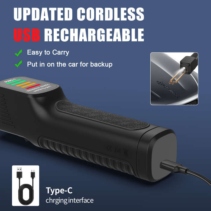 Black & Black - PWG-1 Cordless Plastic Welding Gun 300W 2600mAh Battery Heats in 3-5s for Crack Repa