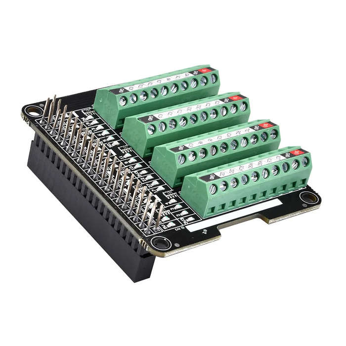 Version A - Raspberry Pi GPIO Status LED & Terminal Block Ultra-Small BreakoutBoard Module for Raspb