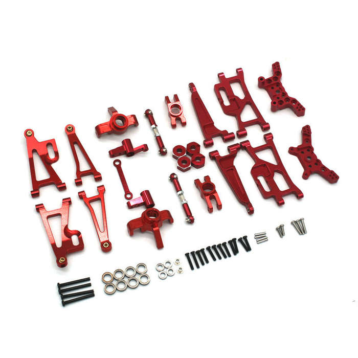 Sky Blue - Upgraded Metal Accessories Set for 1/14 MJX 14209 14210 RC Car Vehicle Models Spare Parts