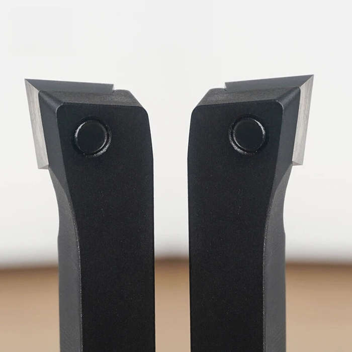 A - GANWEI Lathe Turning Tool Disposable Blanking Blade Carbide Inserts High Hardness Blades with Wr