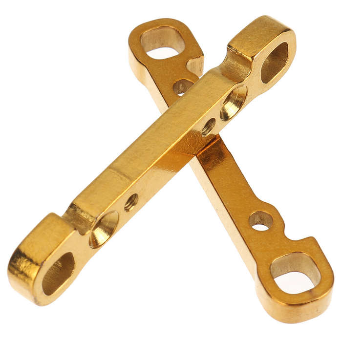 Rear - Wltoys 104001 1/10 RC Car Metal Front/Rear Suspension Arm Reinforcement Parts 1889/1890 Vehic