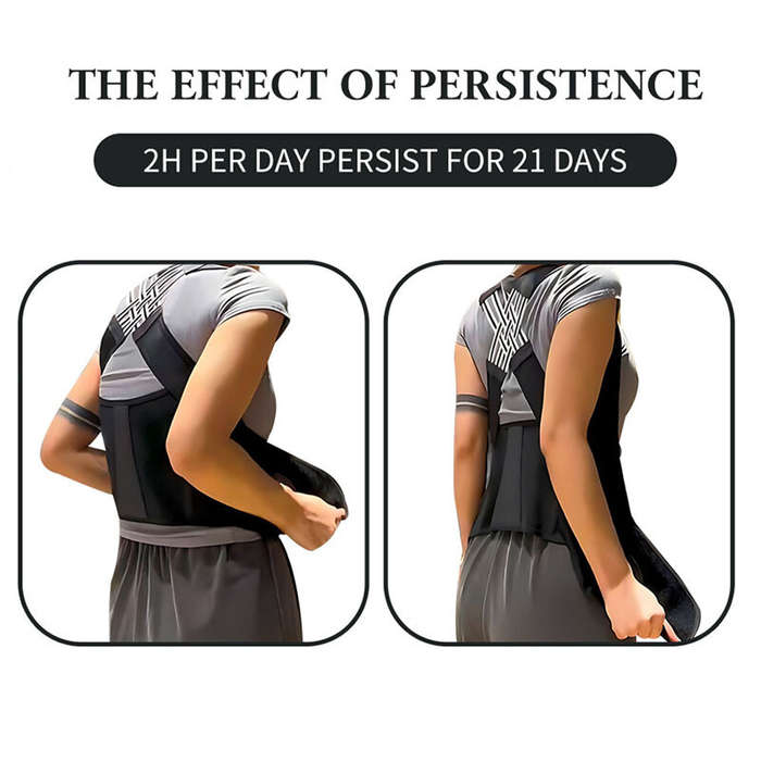 M - Adjustable Spine Posture Corrector Protection Back Shoulder Posture Correction Band Humpback Bac