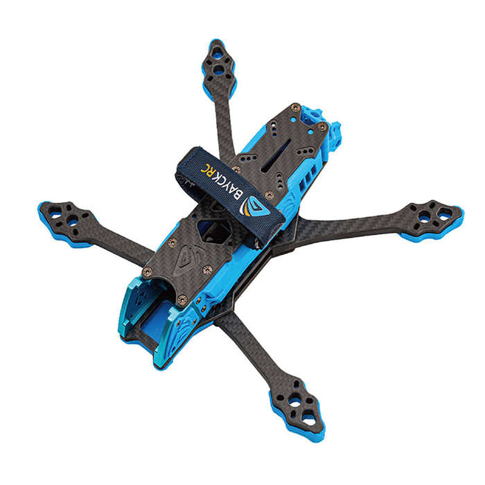 Red - BAYCKRC SEAS HARKS DC5 230mm Wheelbase 5 Inch 6S Carbon Fiber Frame Kit for DIY RC FPV Racing