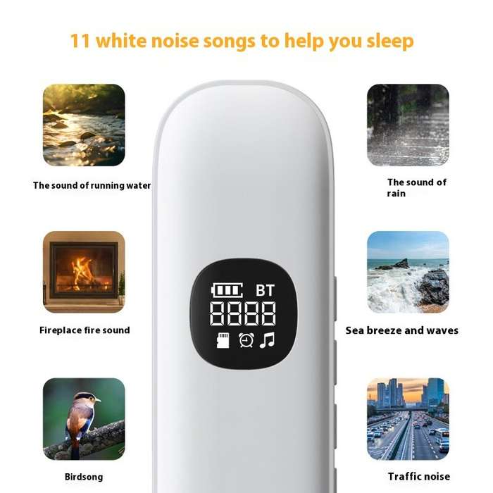 Black - BLD06 Mini bluetooth 5.4 Speaker Bone Conduction Speaker White Noise Reduction Soundbar 3D S