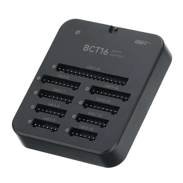 Black - ISDT BCT-16 Smart Balance Adaptor 2 XH2.54 to 1 MX3.0 Connector for ISDT X16