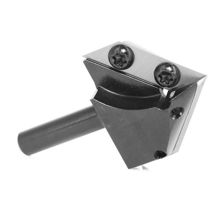 1/2 Inch - 1/2 Inch 1/4 Inch 8mm Shank Dual Blades 90 Degree V-Groove Router Bit Carbide Insert Wood