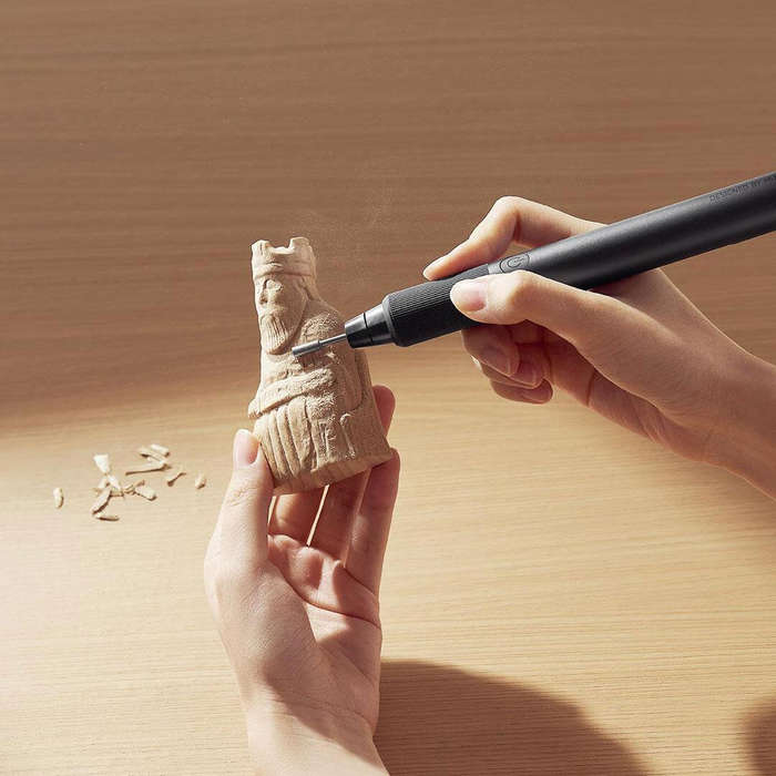 #01 - XIAOMI Mijia Electric Engraving Pen Set Mini Drill Grinder Variable Speed Rotary Engraving Mac