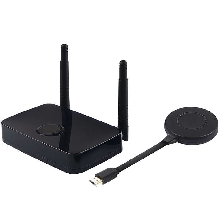 Measy UHD200 100M Wireless HDMI-compatible Audio Video Transmitter Receiver Extender 1080P 3D HD Dis