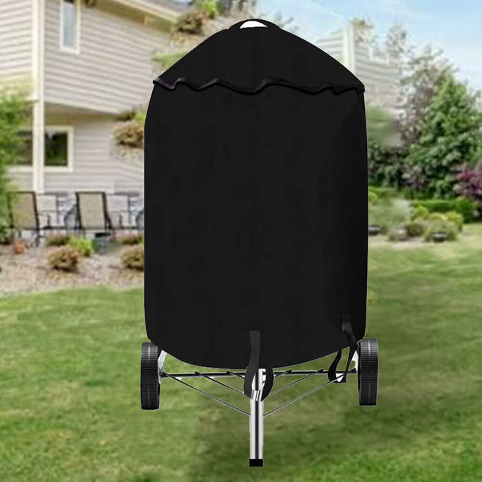 L - 210D Oxford Outdoor BBQ Grill Cover Waterproof UV Resistant for Barbecue Grill Rack Waterproof S
