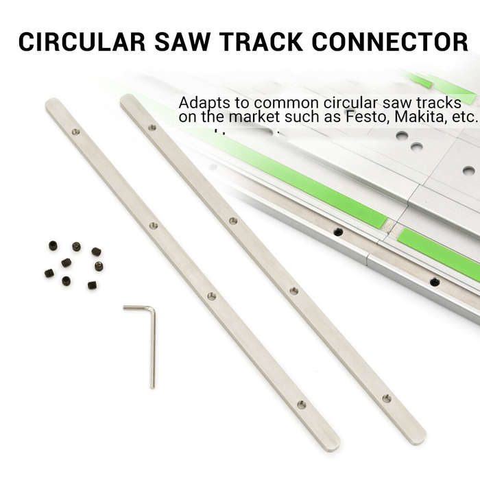 Connector Kit - Track Saw Guide Rail Connector Kit For Track Saw Long Cuts For Makita Festool Guide