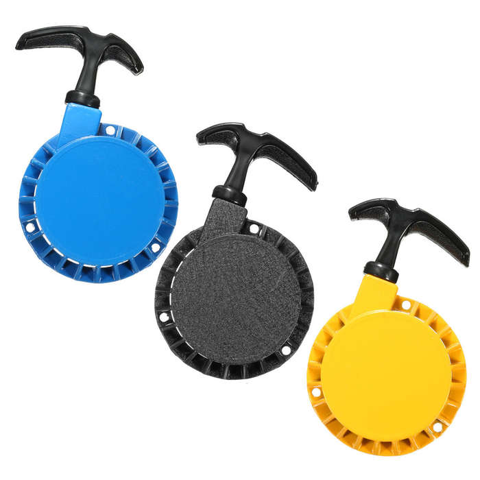 Blue - Pull Start Pull Starter 2 Stroke 49cc Mini Moto Quads Dirt Pit Bike ATV Aluminum