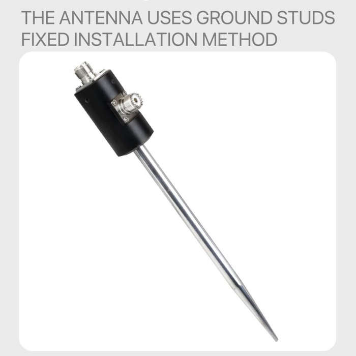 #A - 160m-6m 100W M10 Thread Antenna Base Outdoor Antenna Mount for Vehicle Shortwave Antenna