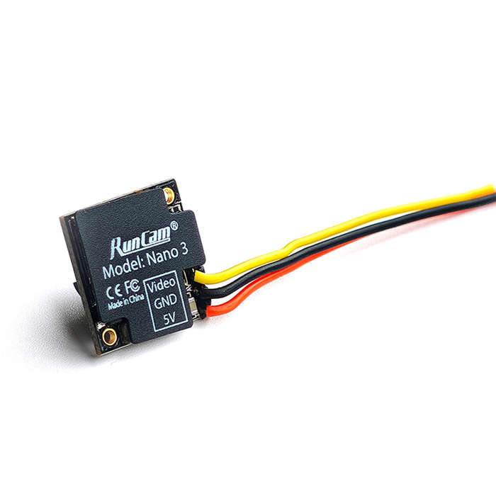 Black - EMAX Tinyhawk Nanoscout Runcam Nano 3 for Analog 65mm 1S Whoop FPV Racing Drone